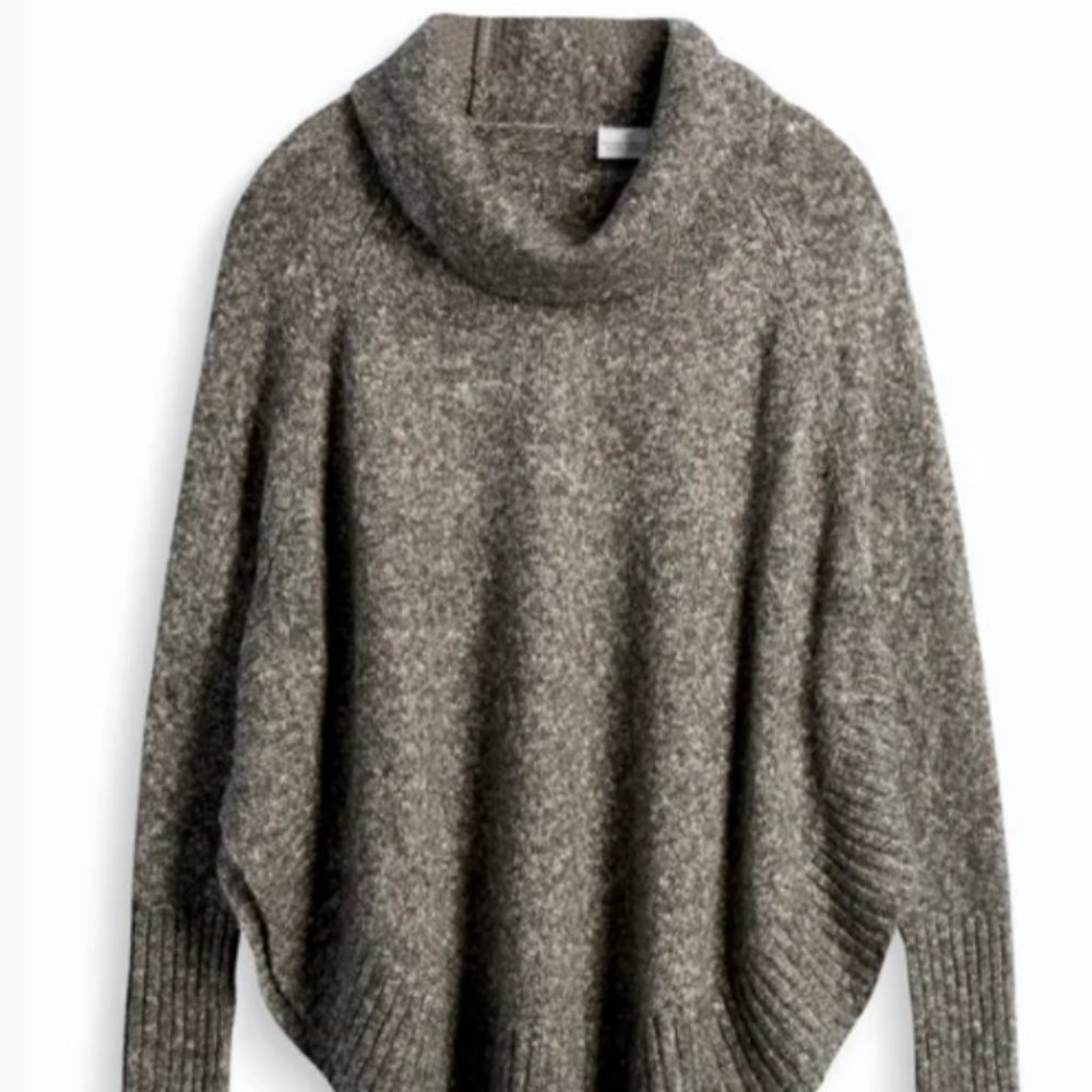 Stitch Fix Leo & Nicole Knit Poncho Pullover Dolman Sleeve Sweater